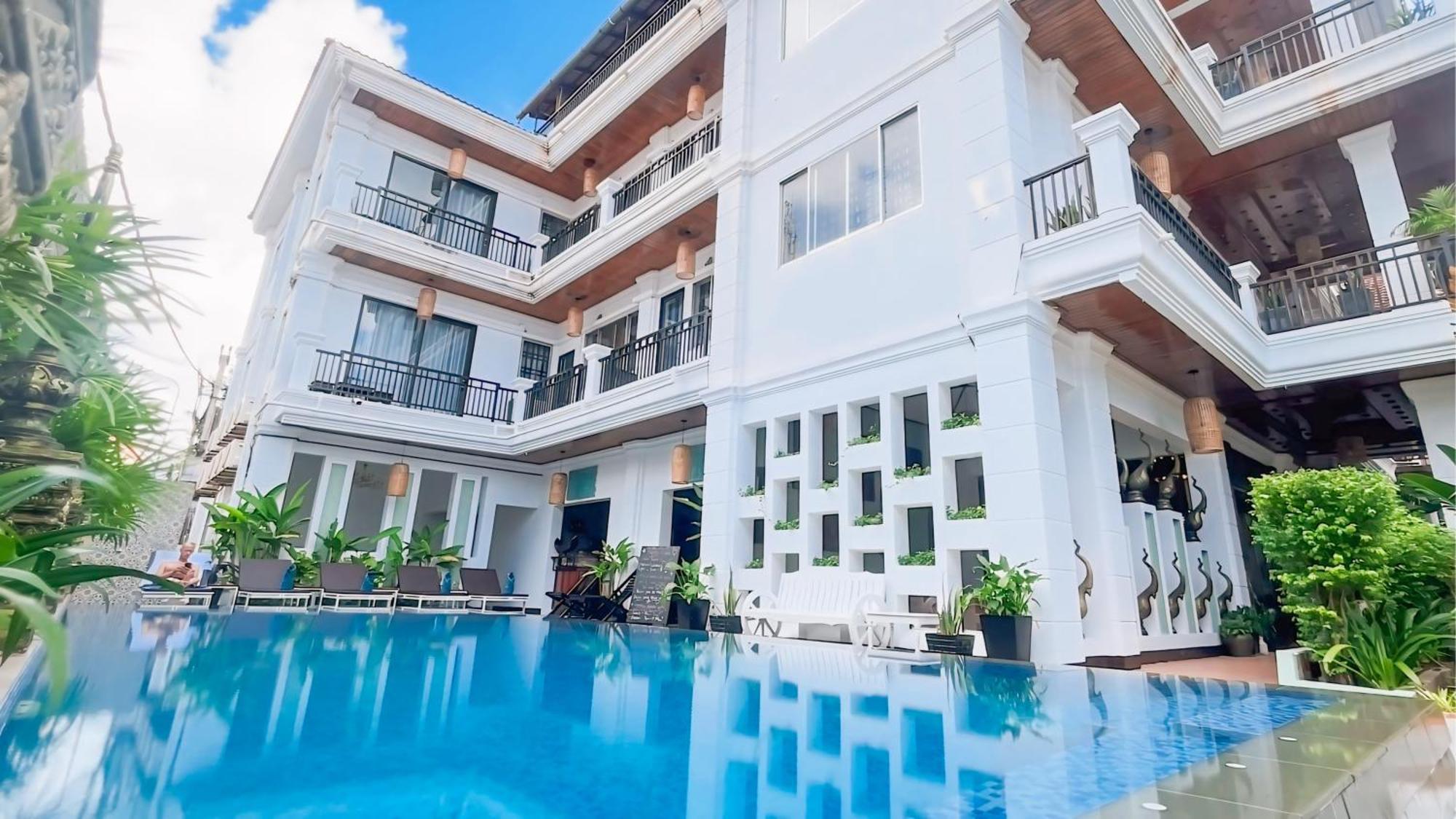 Hotel The Center Point Ciudad de Siem Riep Exterior foto